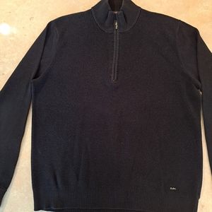 Men's long sleeve sweater by Michael Kors size L Black
